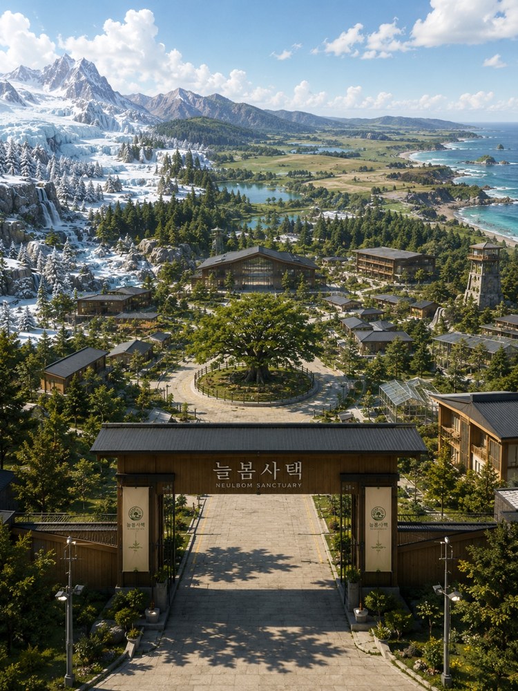늘봄사택 전경